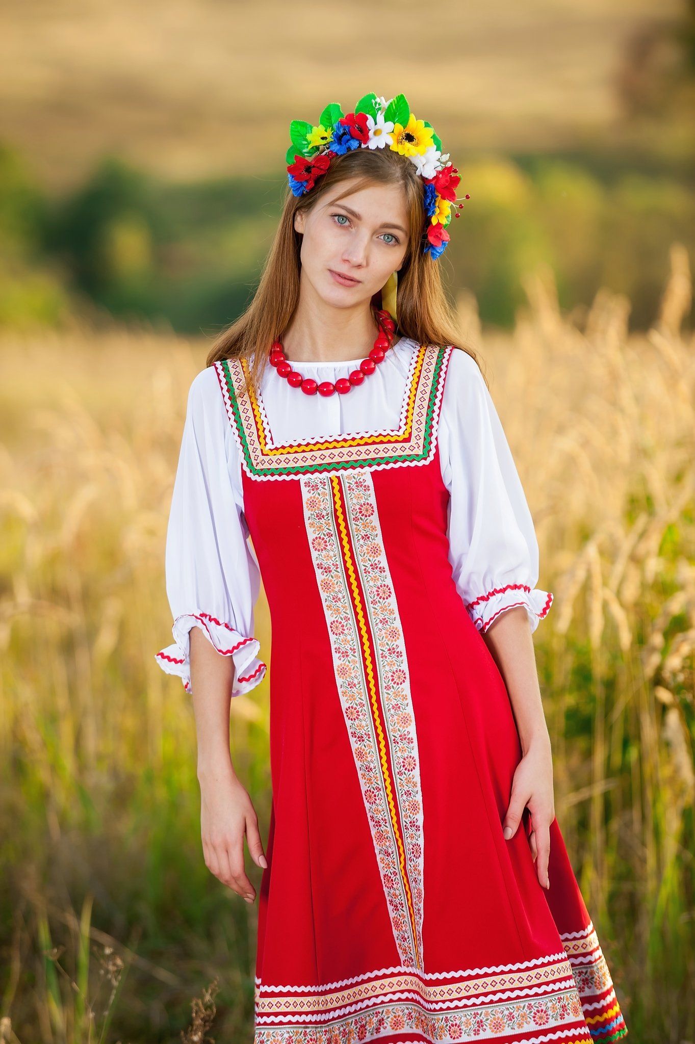 Women in Slavic costumes in Hargeisa