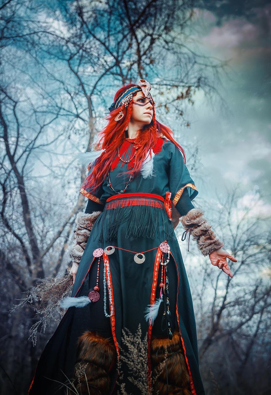 Girls in Slavic costumes underwear in Hargeisa