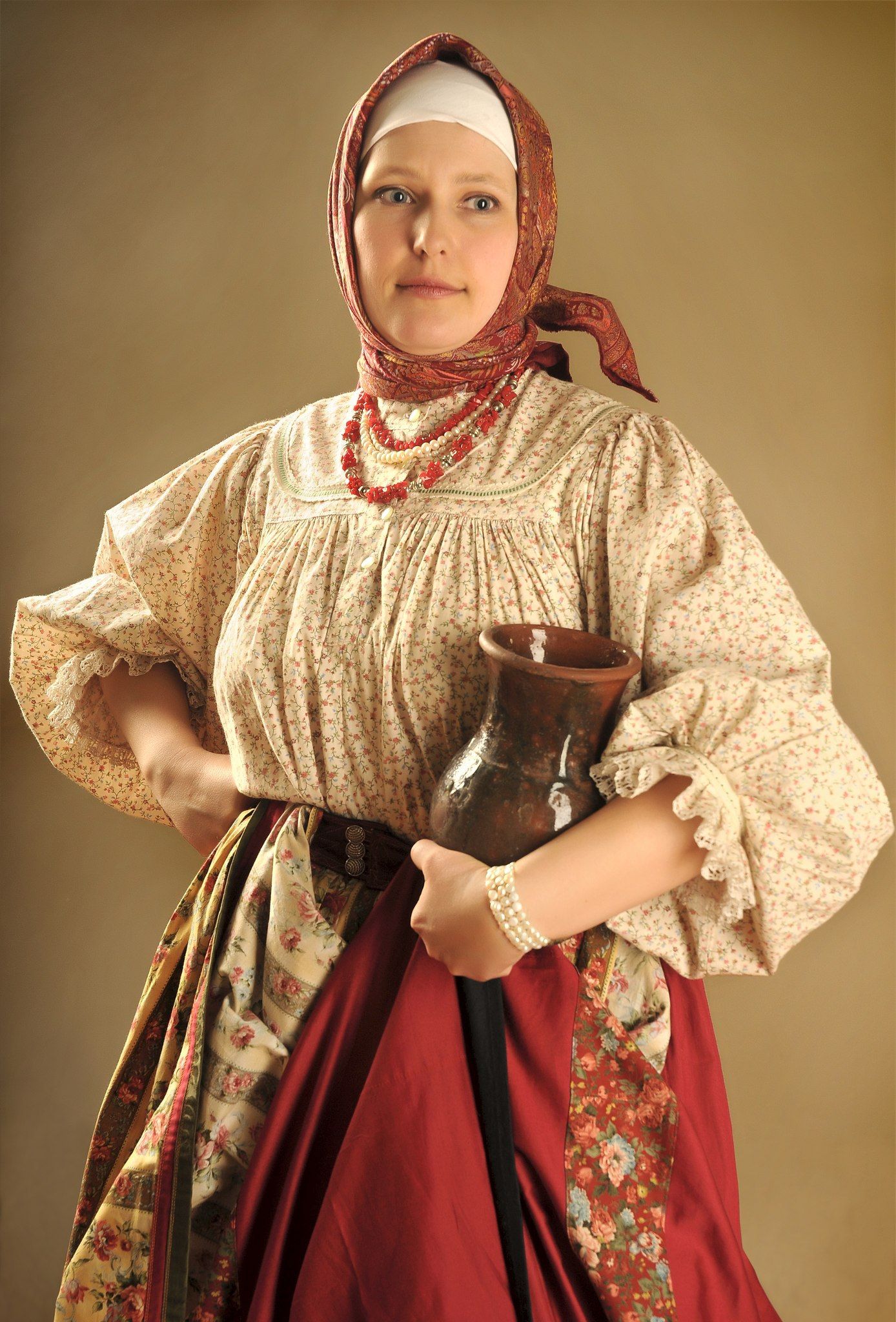 Girls in Slavic costumes in Hargeisa